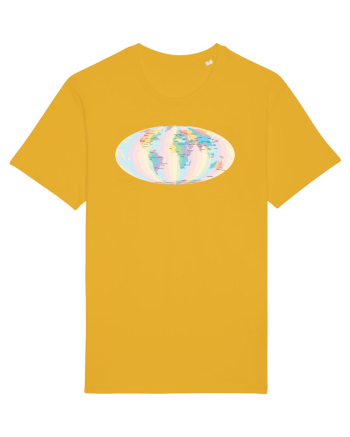Projected Time Zones - Mollweide Spectra Yellow