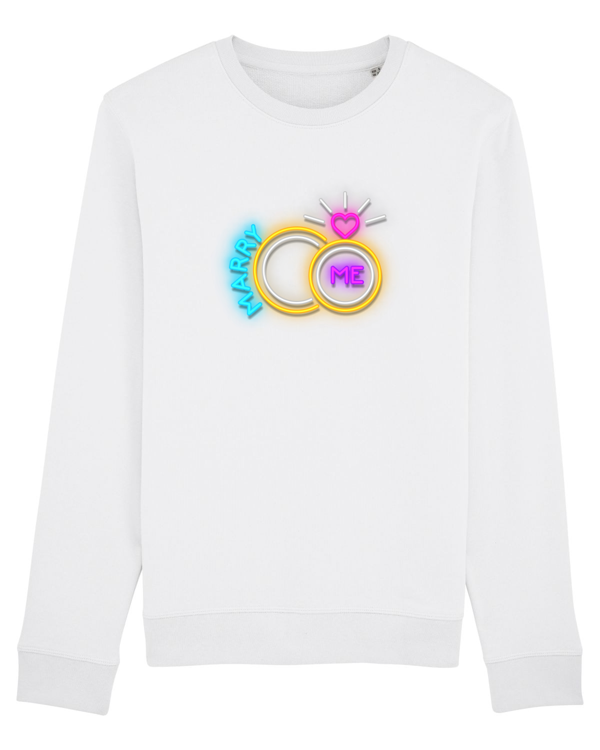 Bluză mânecă lungă Unisex Rise White