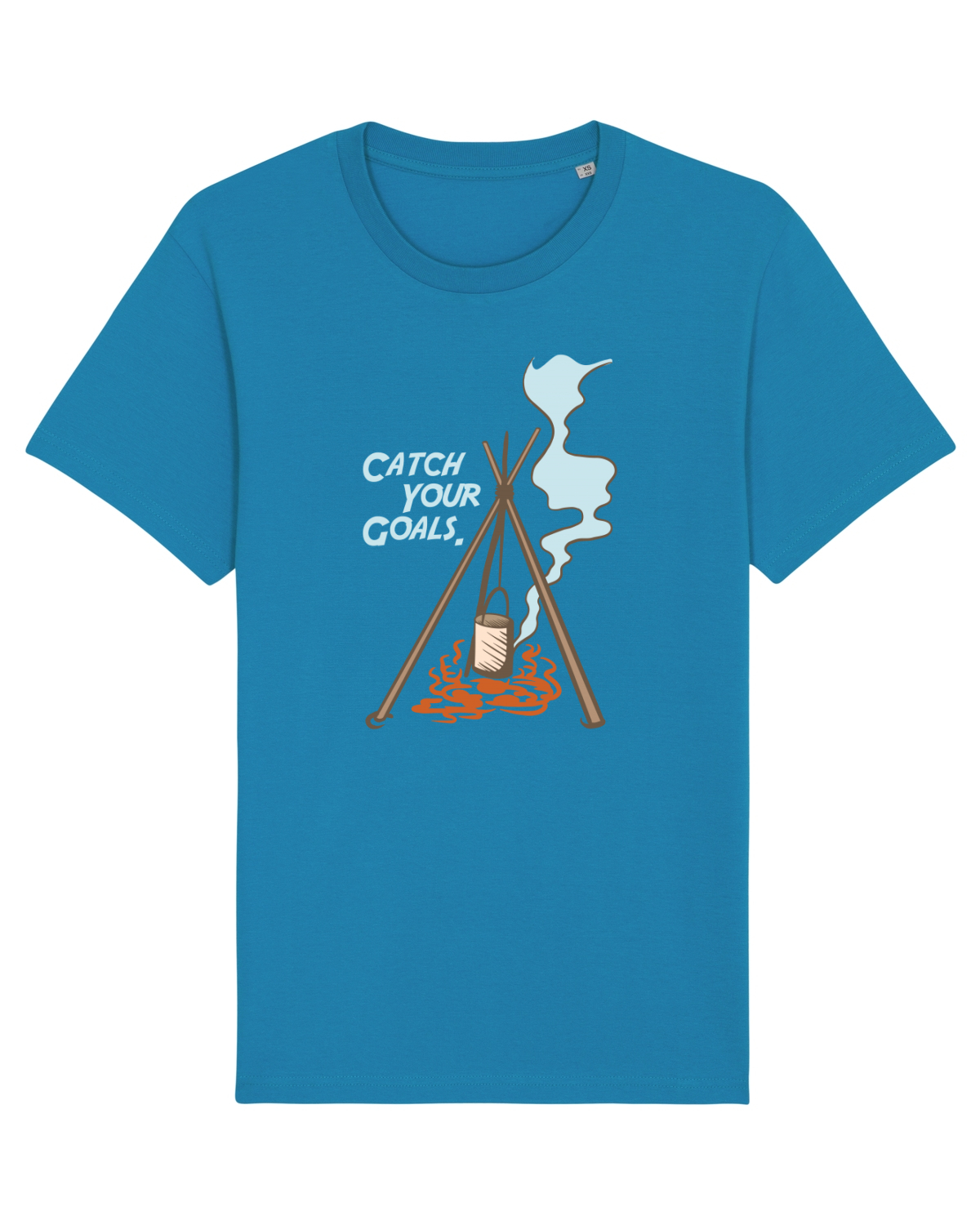 Tricou mânecă scurtă Unisex Rocker Azur