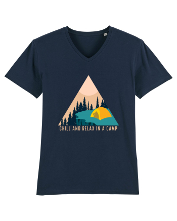 Chill and Relax in a Camp French Navy