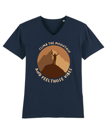 Climb the Mountain and Feel Those Vibes French Navy