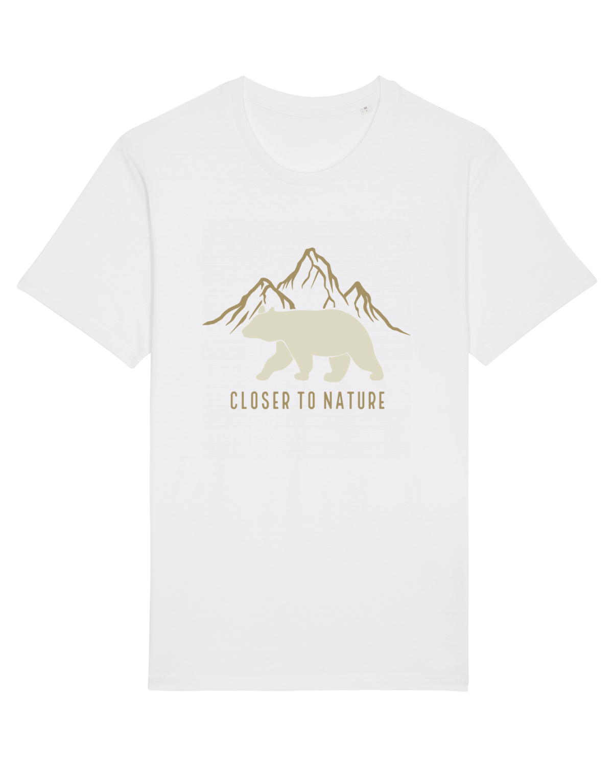 Tricou mânecă scurtă Unisex Rocker White