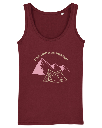 Come Camp in the Mountains! Burgundy