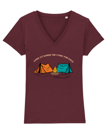 Come Sit Under the Stars for Once Burgundy