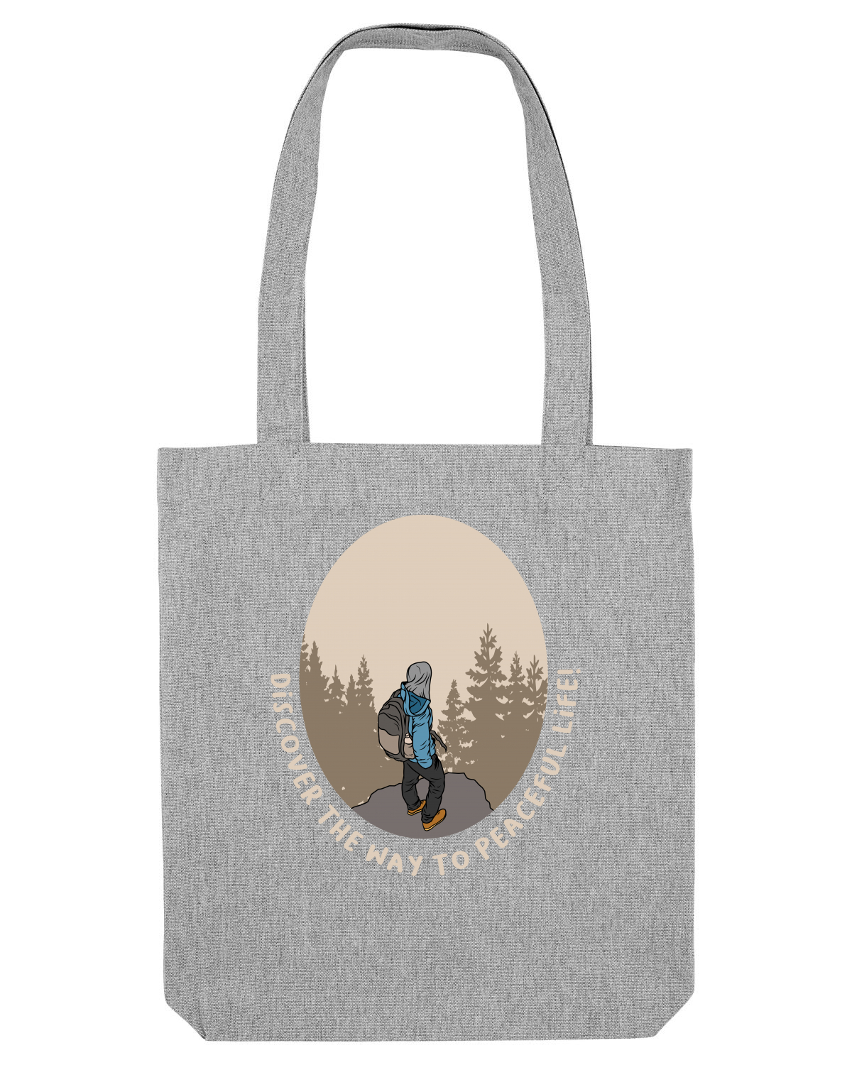 Sacoșă textilă Heather Grey