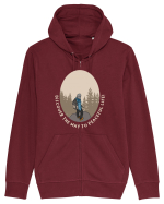 Discover the Way to Peaceful Life Hanorac cu fermoar Unisex Connector