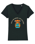 Don't Be Afraid, Let's Go Hike Tricou mânecă scurtă guler V Damă Evoker
