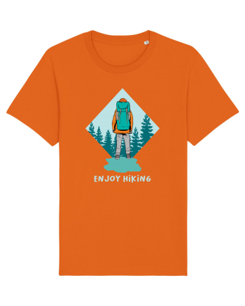 Enjoy Hiking Bright Orange