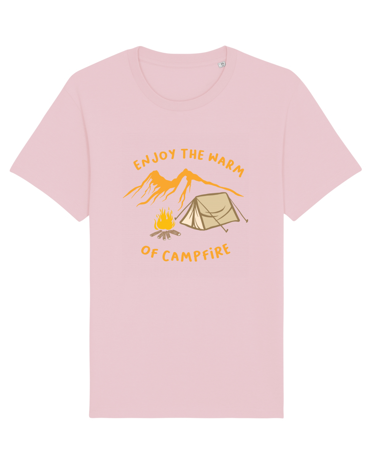 Tricou mânecă scurtă Unisex Rocker Cotton Pink