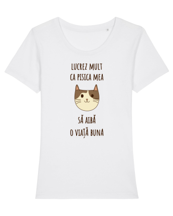 Pisica cu citat White