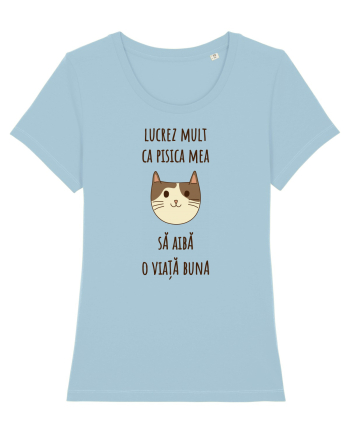 Pisica cu citat Sky Blue