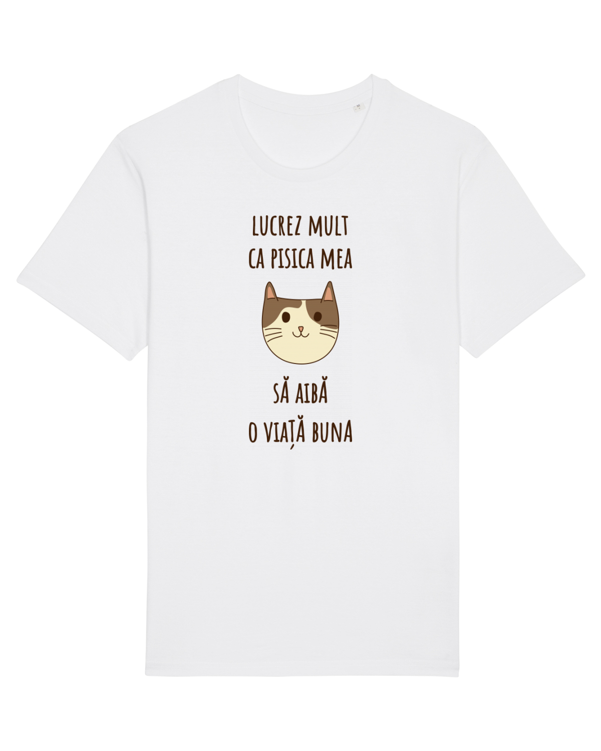 Tricou mânecă scurtă Unisex Rocker White