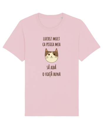Pisica cu citat Cotton Pink