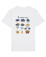 Pe vremea mea... Tricou mânecă scurtă Unisex Rocker