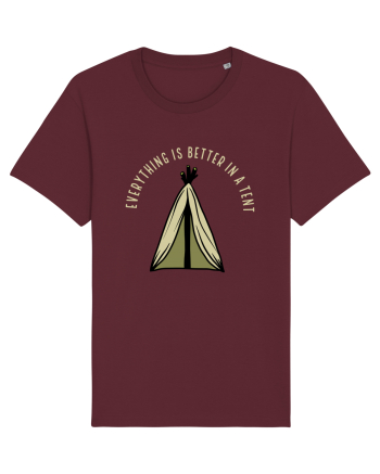 Everything is Better in a Tent Burgundy