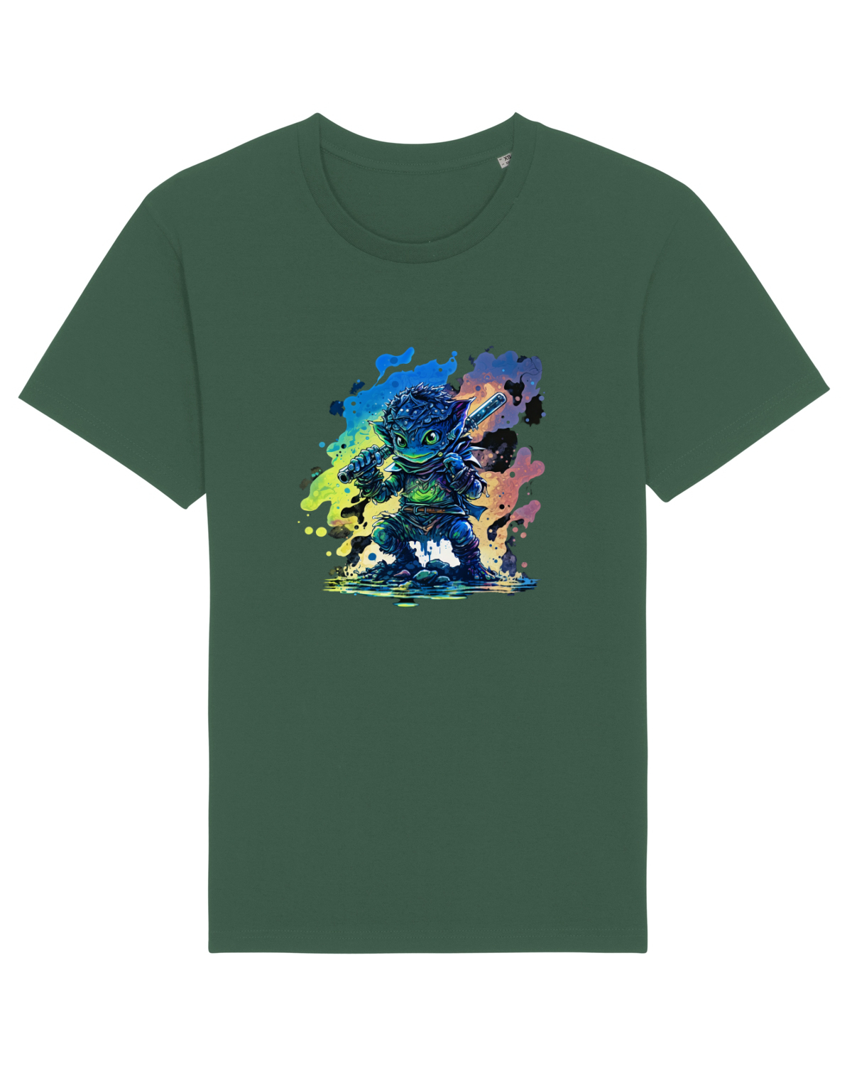 Tricou mânecă scurtă Unisex Rocker Bottle Green