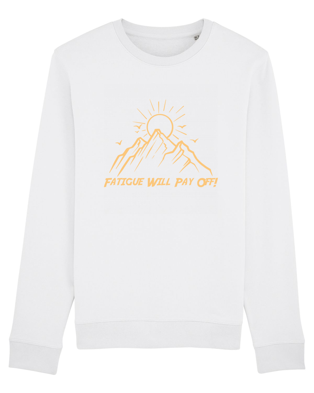 Bluză mânecă lungă Unisex Rise White