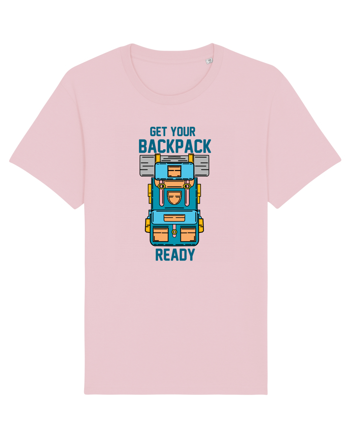 Tricou mânecă scurtă Unisex Rocker Cotton Pink