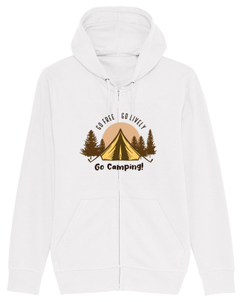 Go Free Go Lively Go Camping! White