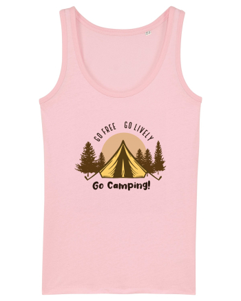 Go Free Go Lively Go Camping! Cotton Pink