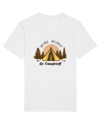 Go Free Go Lively Go Camping! White