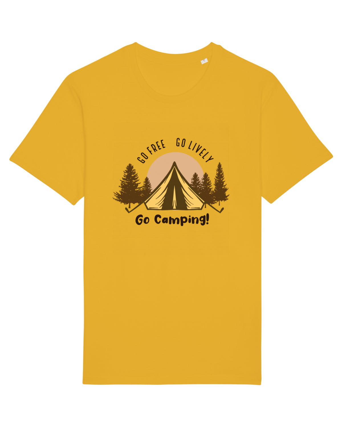 Tricou mânecă scurtă Unisex Rocker Spectra Yellow