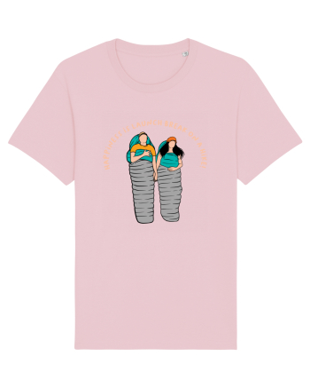 Happiness is Launch Break on a Hike Cotton Pink