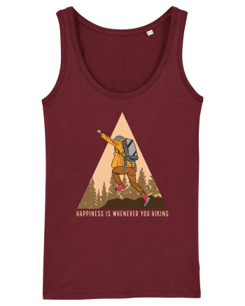Happinness is Whenever You Hiking Burgundy