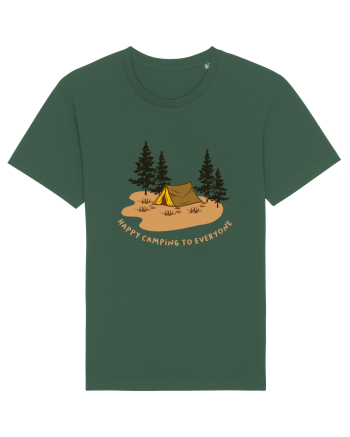 Happy Camping to Everyone Bottle Green