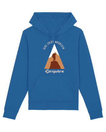 Hike Every Mountain Everywhere Royal Blue