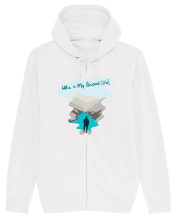 Hike is My Second Life! White
