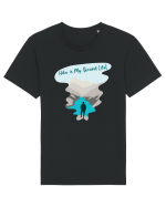 Hike is My Second Life! Tricou mânecă scurtă Unisex Rocker