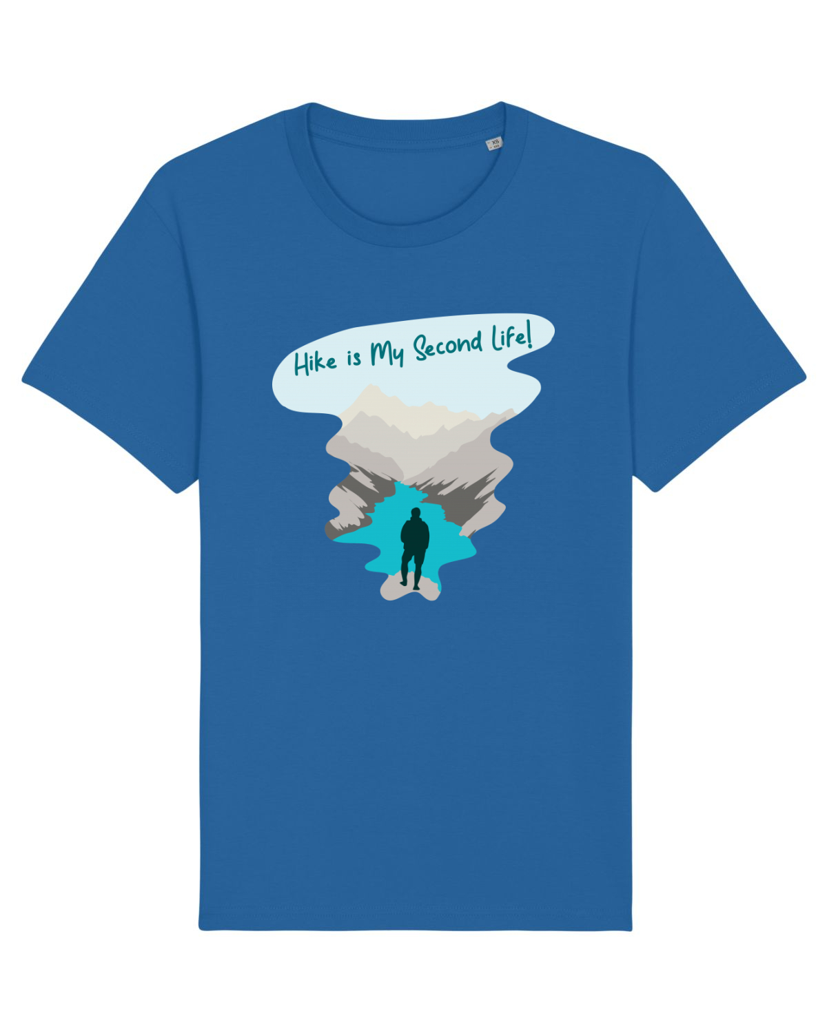 Tricou mânecă scurtă Unisex Rocker Royal Blue