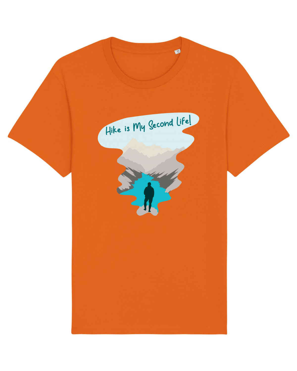 Tricou mânecă scurtă Unisex Rocker Bright Orange