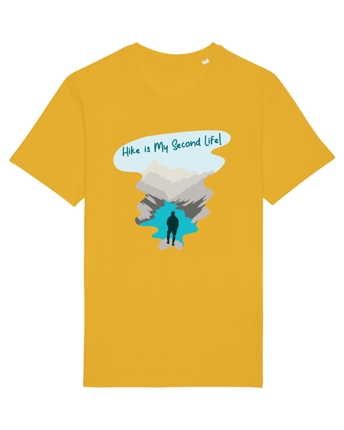Tricou mânecă scurtă Unisex Rocker Spectra Yellow