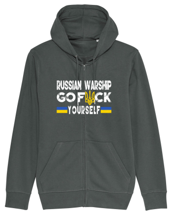 Russian Warship Go Fuck Yourself Russkiy Voyennyy Korabl' Idi Na Khuy Anthracite