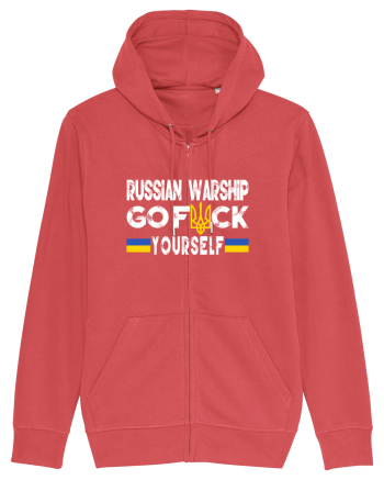 Russian Warship Go Fuck Yourself Russkiy Voyennyy Korabl' Idi Na Khuy Carmine Red