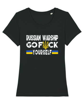 Russian Warship Go Fuck Yourself Russkiy Voyennyy Korabl' Idi Na Khuy Black