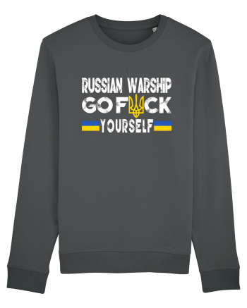 Russian Warship Go Fuck Yourself Russkiy Voyennyy Korabl' Idi Na Khuy Anthracite