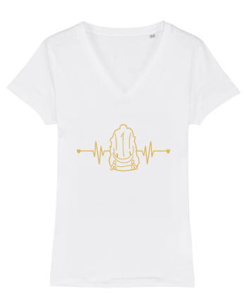 Backpack Camp Heartbeats White