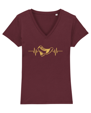 Boot Heartbeats Burgundy