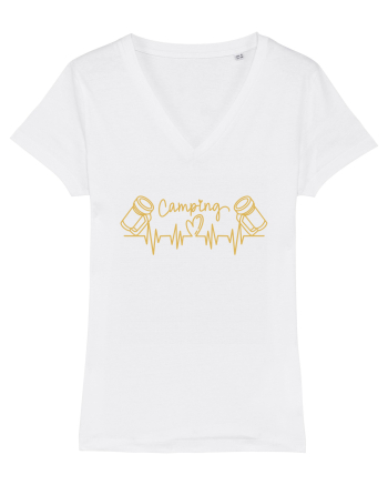 Camping Mugs Heartbeats White