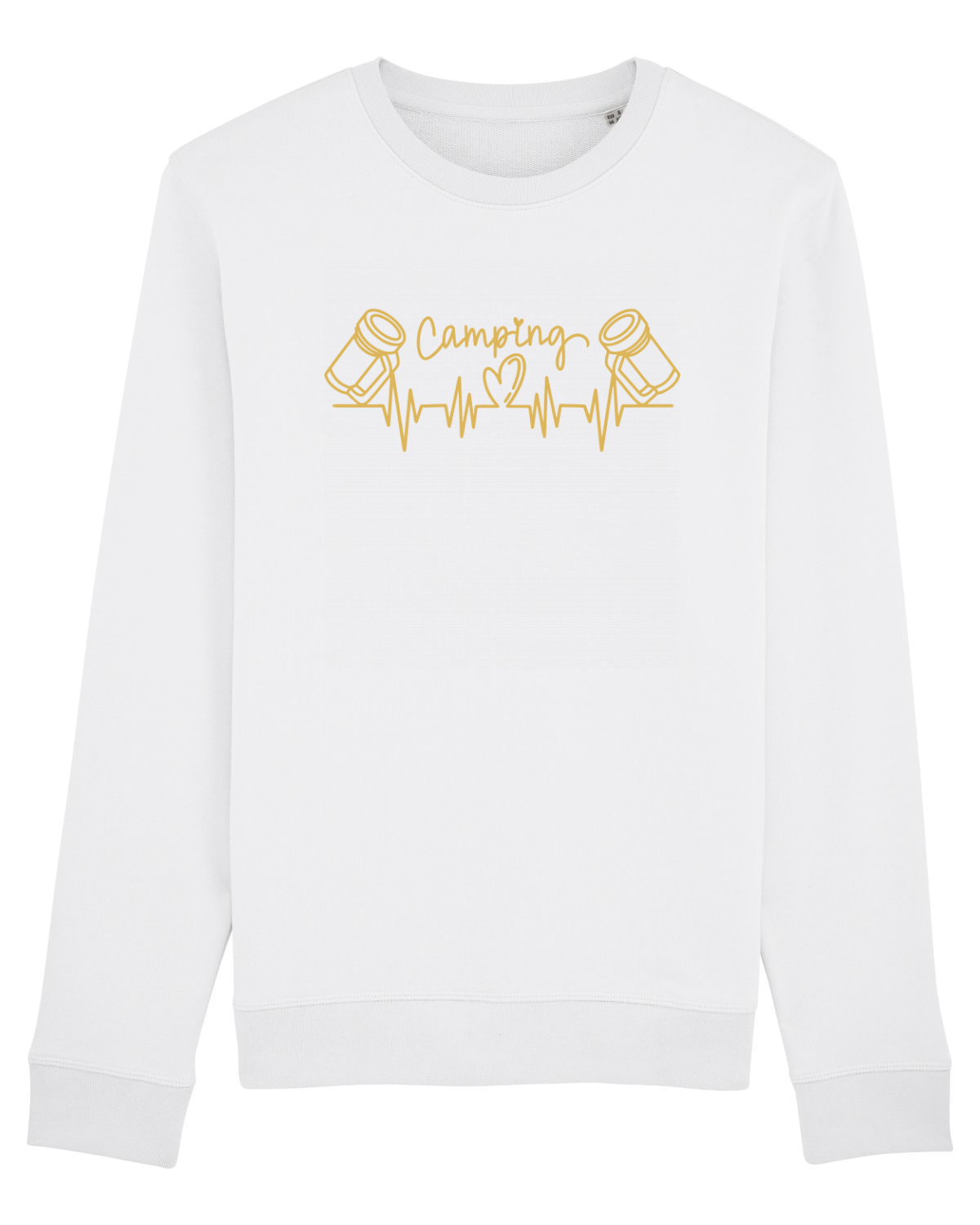 Bluză mânecă lungă Unisex Rise White