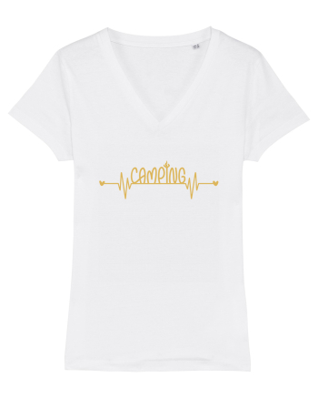 Camping Heartbeats White