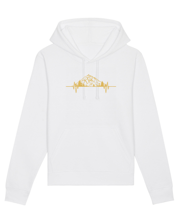 Mountain Heartbeats White