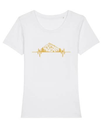 Mountain Heartbeats White