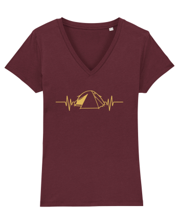 Tent Heartbeats Burgundy