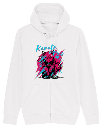 karate magenta White