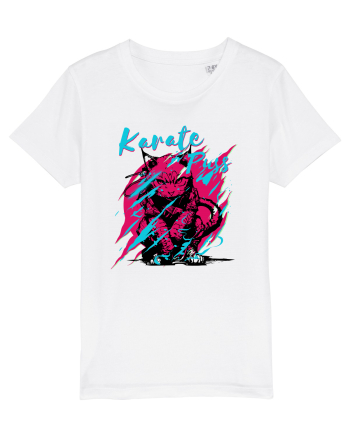 karate magenta White