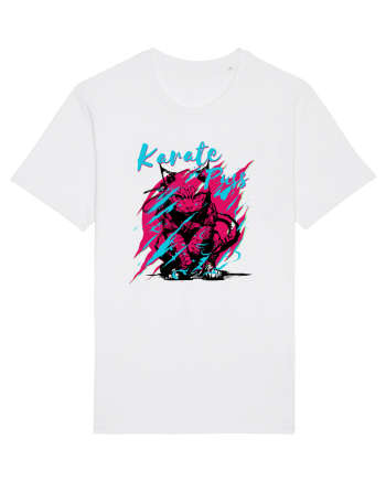 karate magenta White